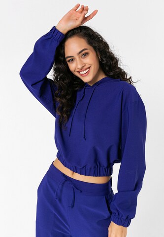 Jimmy Sanders Sweatshirt in Blue: front