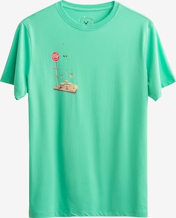 T-Shirt 'Jionda' Kaft en vert : devant