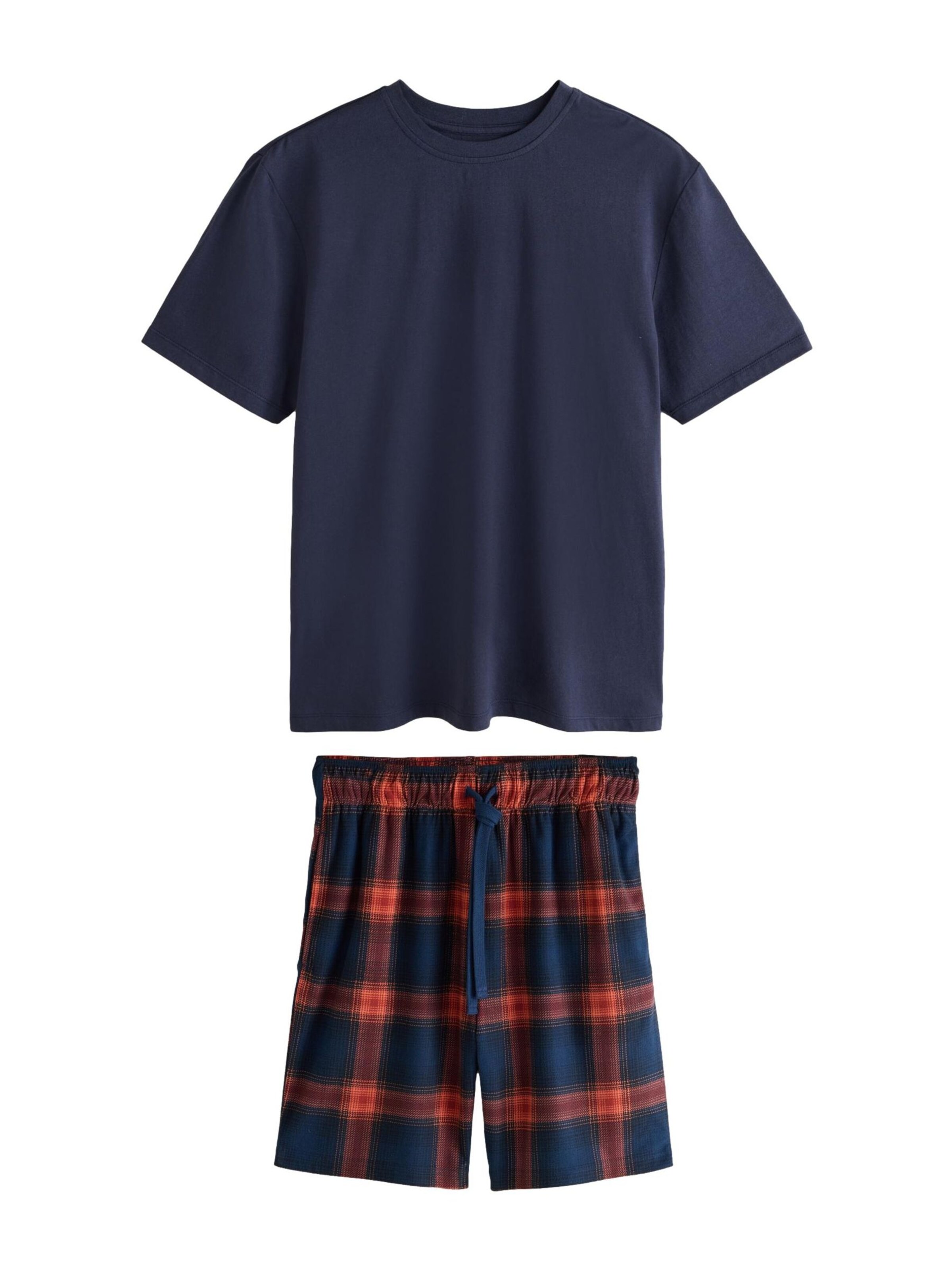 Next - Pijama corto 'Motion Flex' en azul: frente