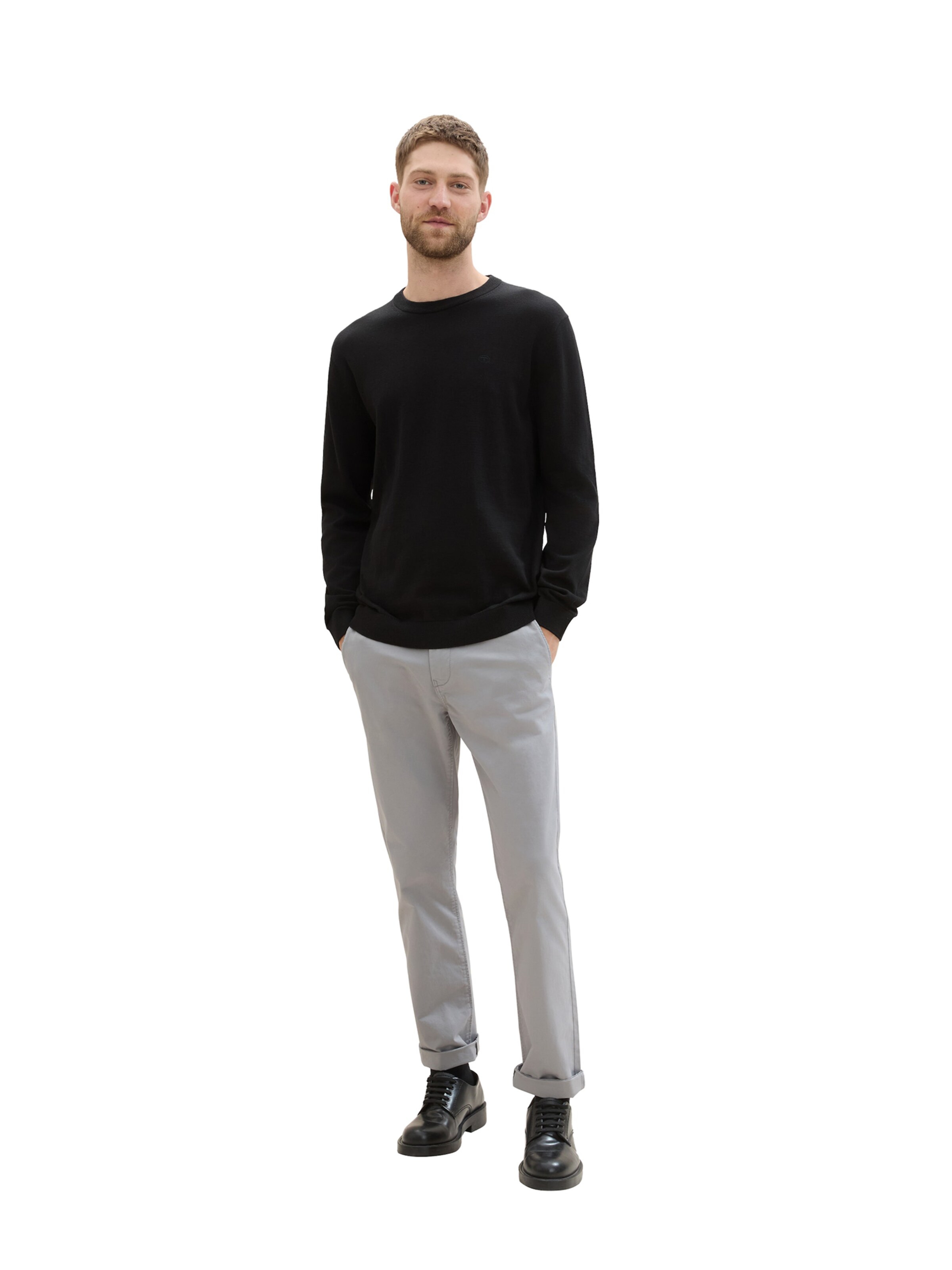 regular Pantaloni chino di TOM TAILOR in grigio
