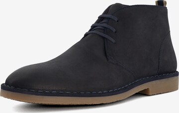 Dune LONDON Chukka Boots in Blau: predná strana