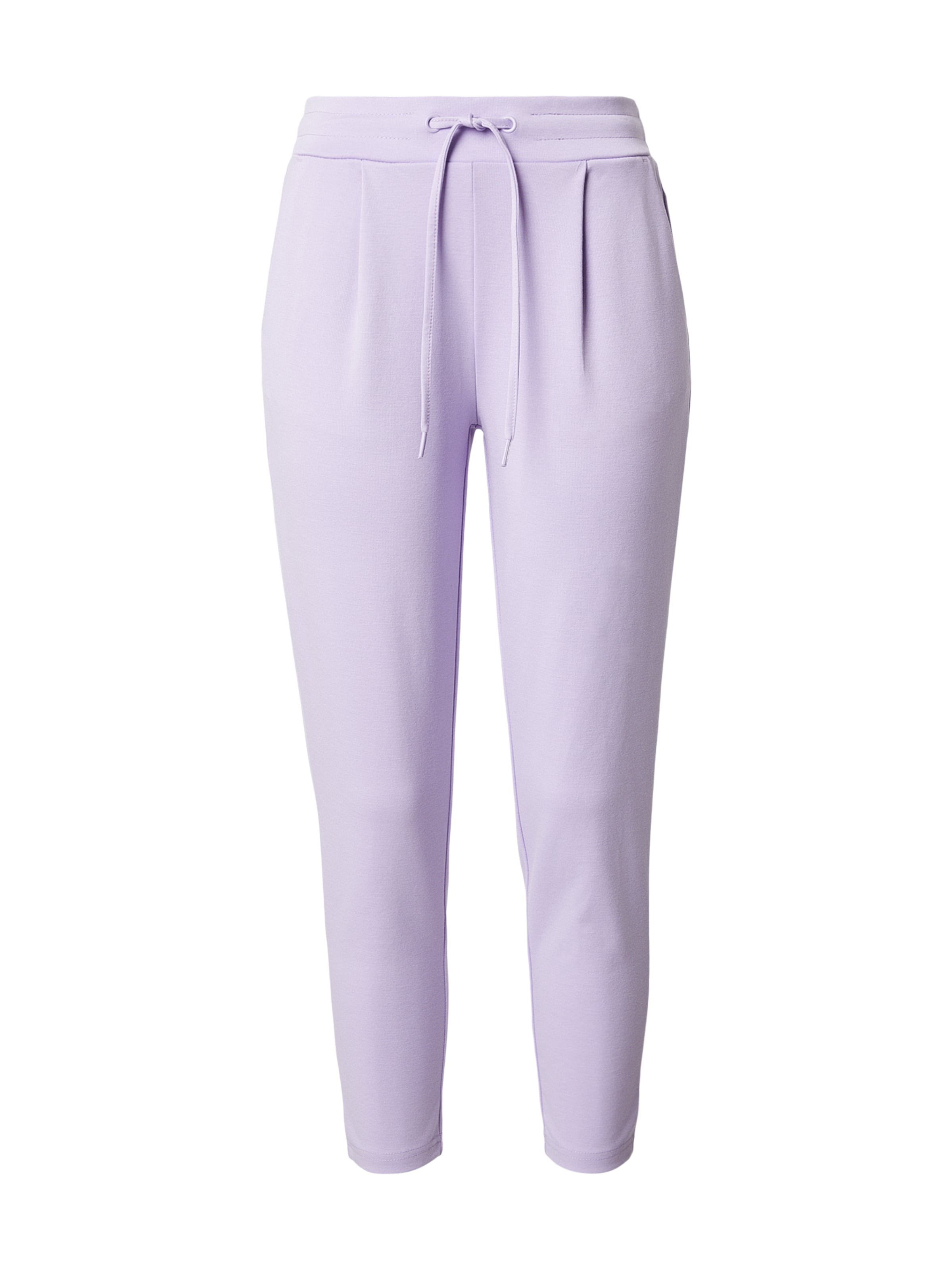 ICHI Tapered Trousers 'IHKATE' in Purple: front