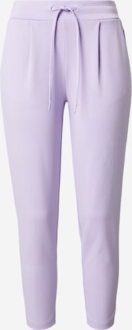 ICHI Tapered Housut 'IHKATE' värissä lila: etupuoli