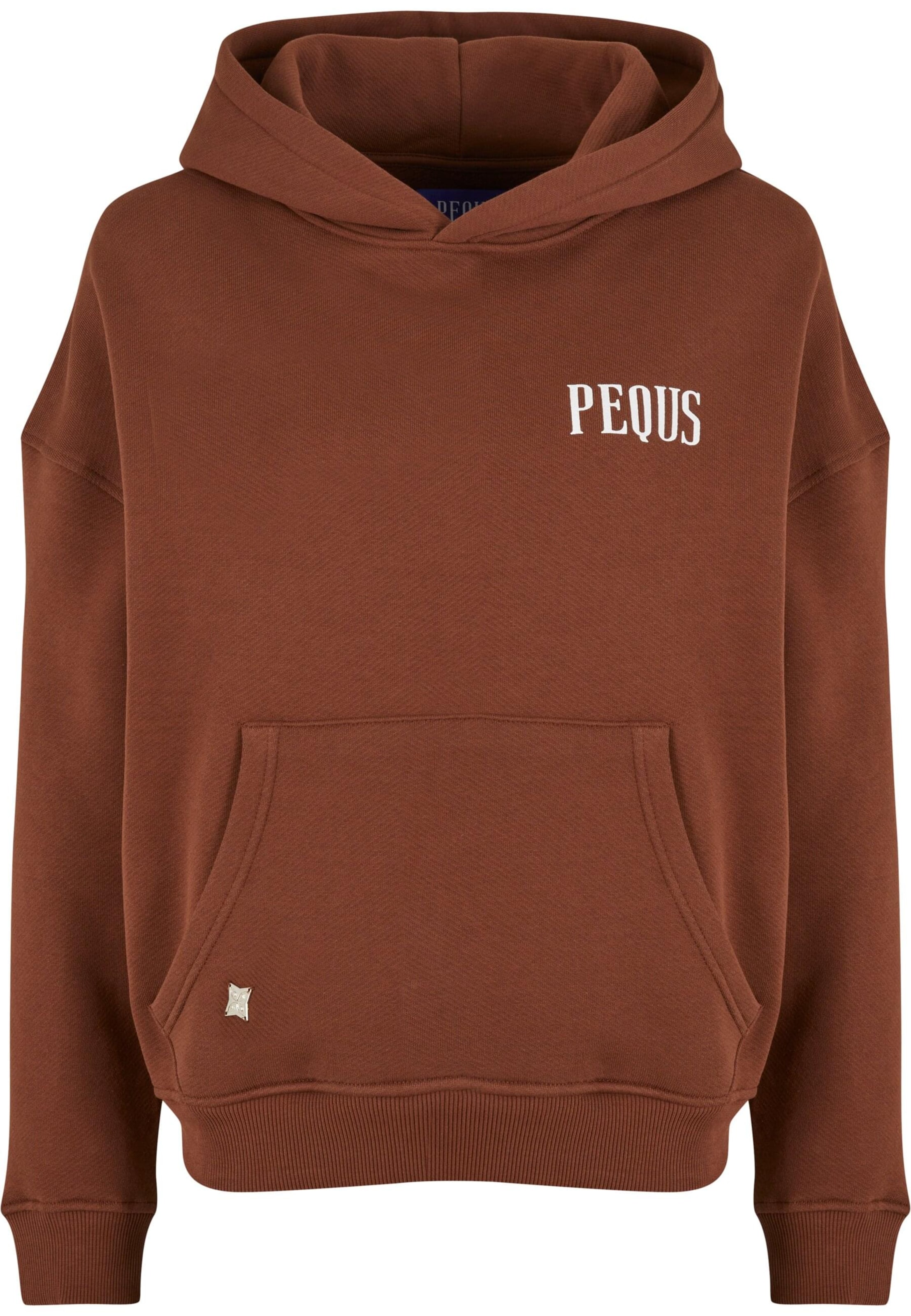 Pequs Sweatshirt in Bruin: voorkant