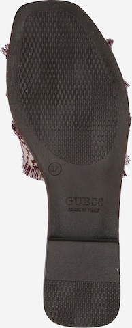 GUESS - Zapatos abiertos 'SYMO' en rojo