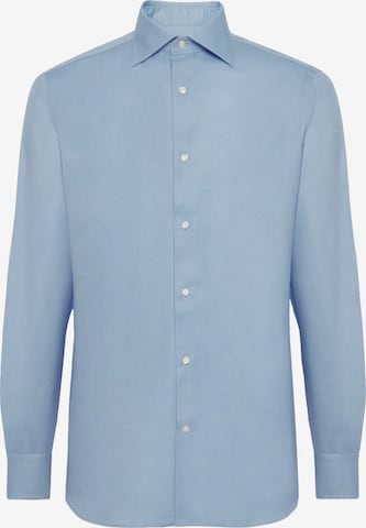 Boggi Milano Regular Fit Hemd in Blau: predná strana