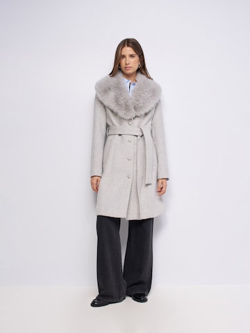 Manteau d’hiver Salsa Jeans en gris : devant