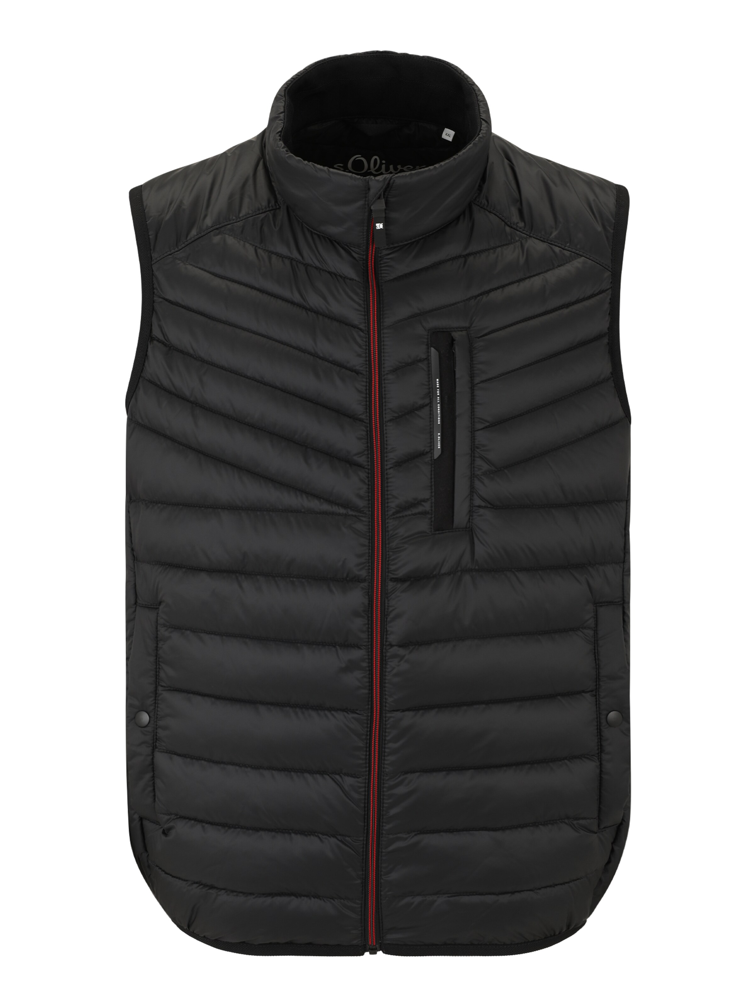 s.Oliver Vest in Black: front