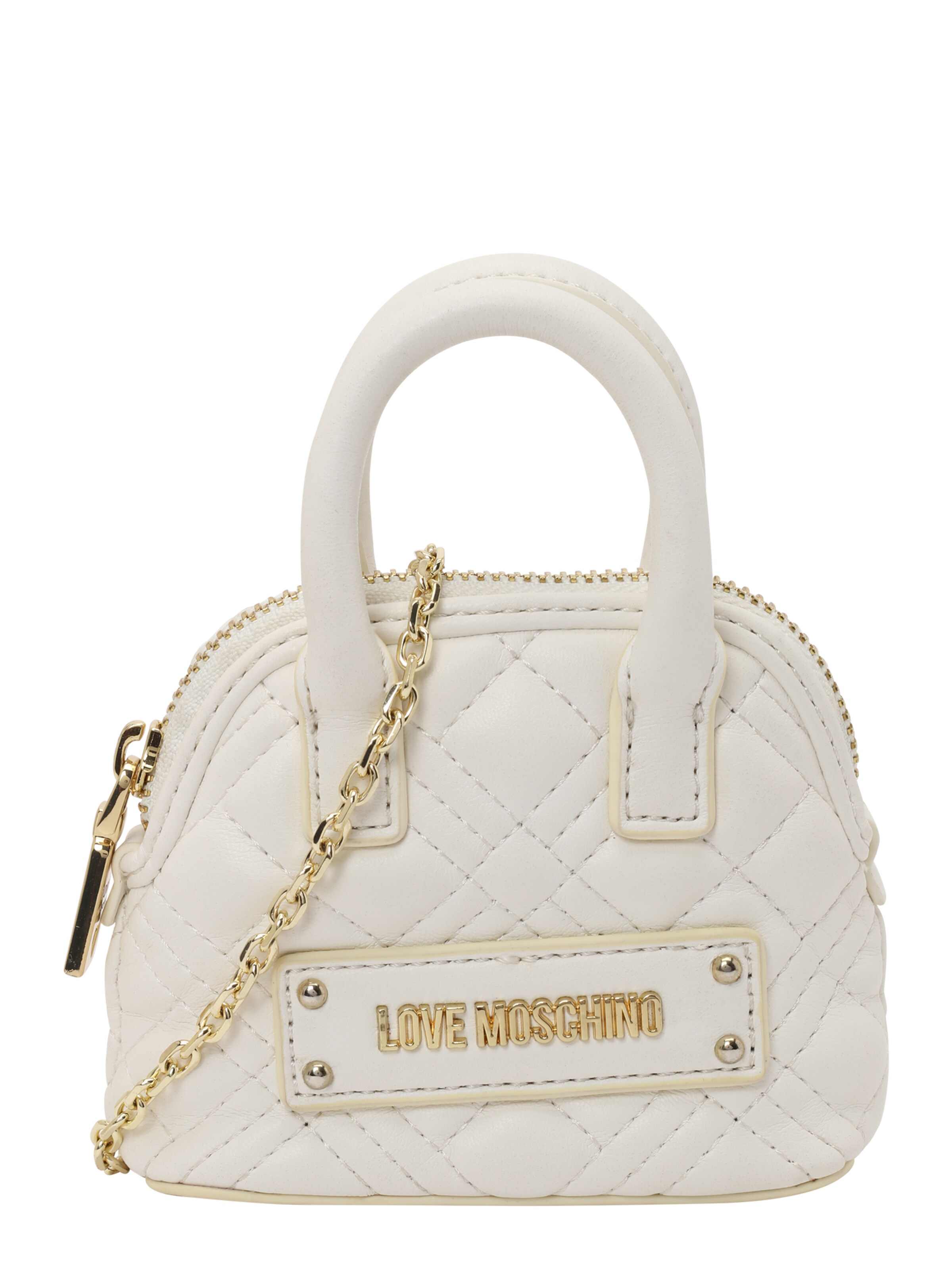 Love Moschino Τσάντα χειρός σε λευκό: μπροστά