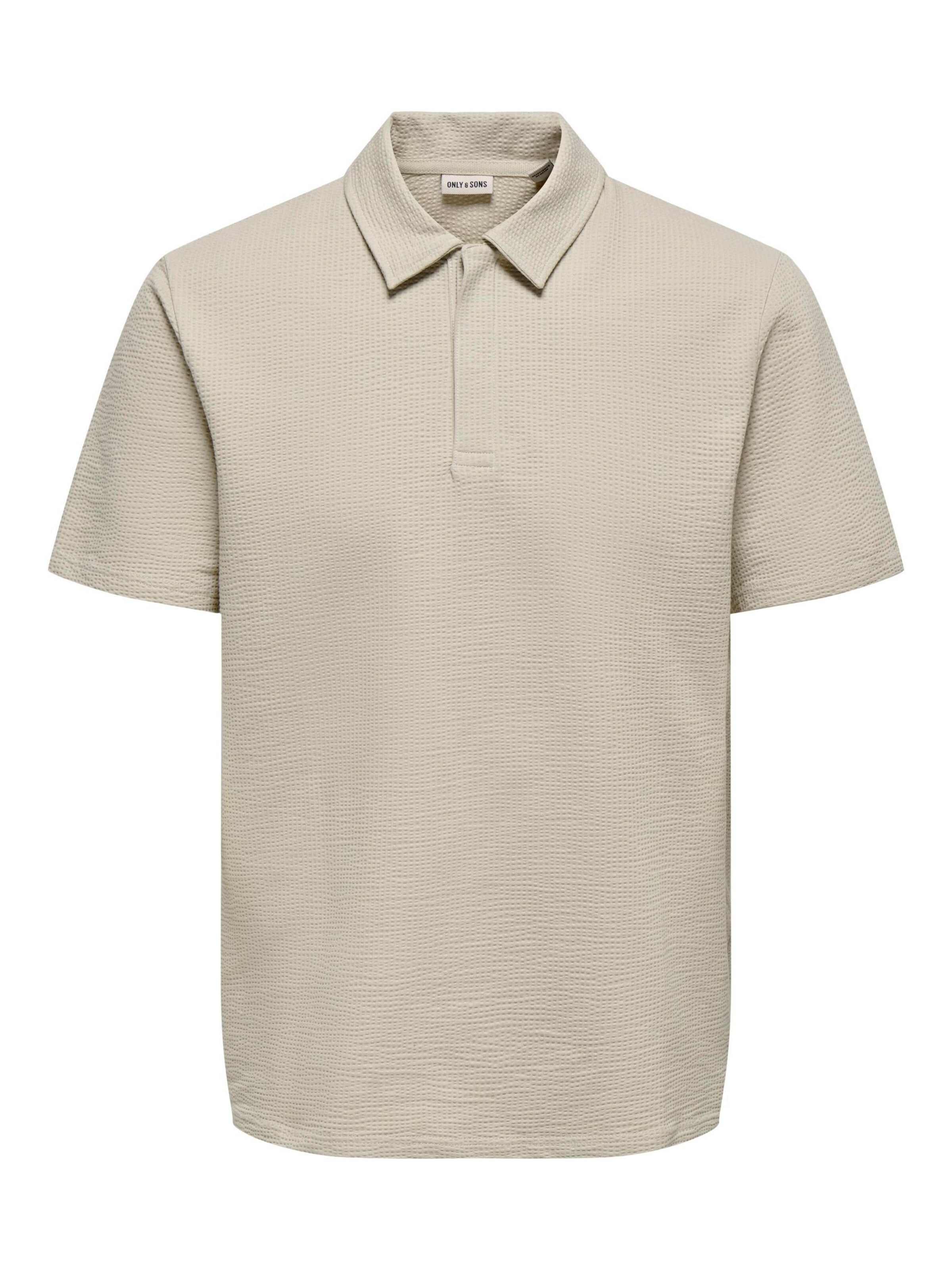 Only & Sons Shirt 'ONSKian' in Grijs: voorkant