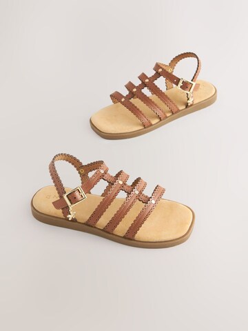 Sandale de la Next pe maro