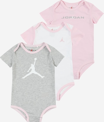 Barboteuse / body 'BROOKLYN' Jordan en gris : devant