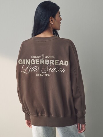 Next Sweatshirt in Braun