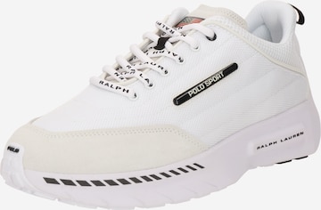 Sneaker bassa di Polo Ralph Lauren in bianco: frontale