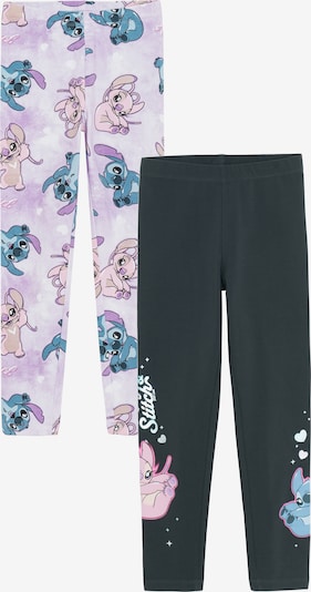 Cool Club Leggingsit 'LILO&STITCH' koossa 98 värissä sininen / neonvioletti / musta, Tuotenäkymä