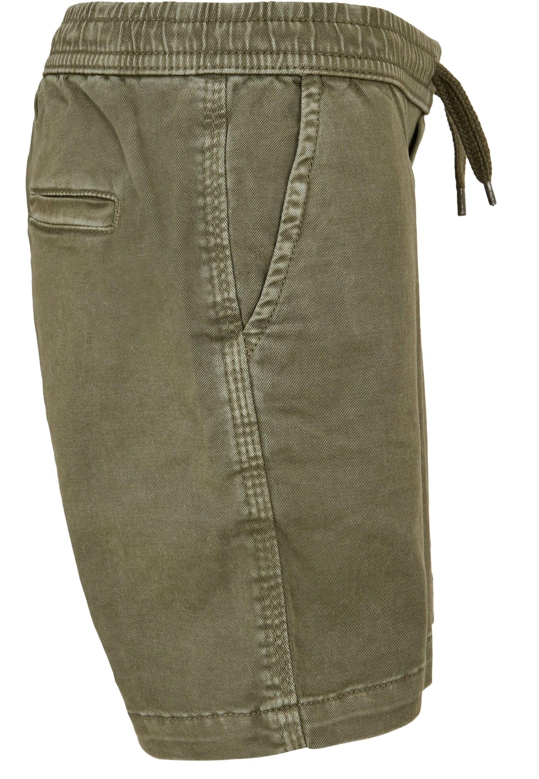 Urban Classics Regular Trousers in Green