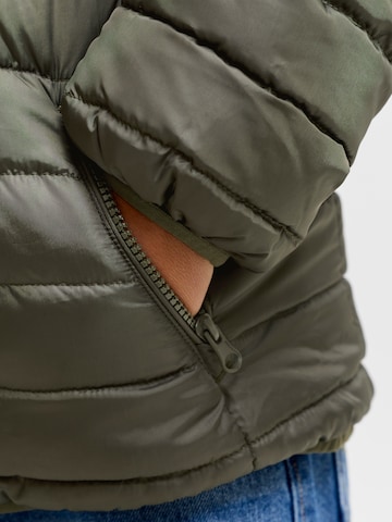 Jack & Jones Junior Přechodná bunda 'JJELVIS' – zelená