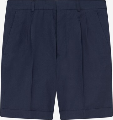 SEIDENSTICKER Pleat-Front Pants ' Studio ' in Blue: front