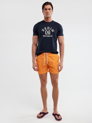 BIG STAR Swimming shorts 'Rafansisos' in Orange