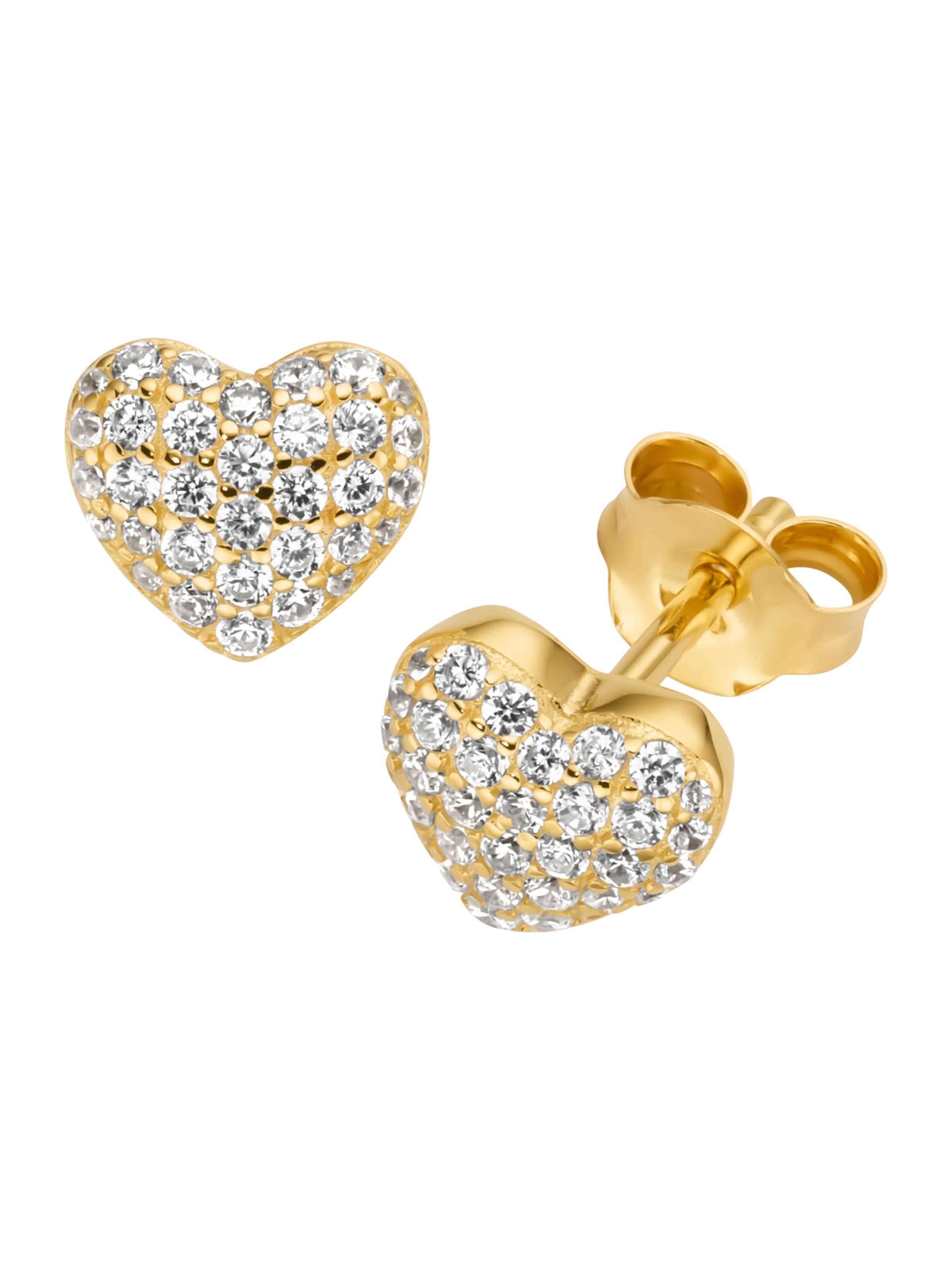 Orecchini di Smart Jewel in oro: frontale