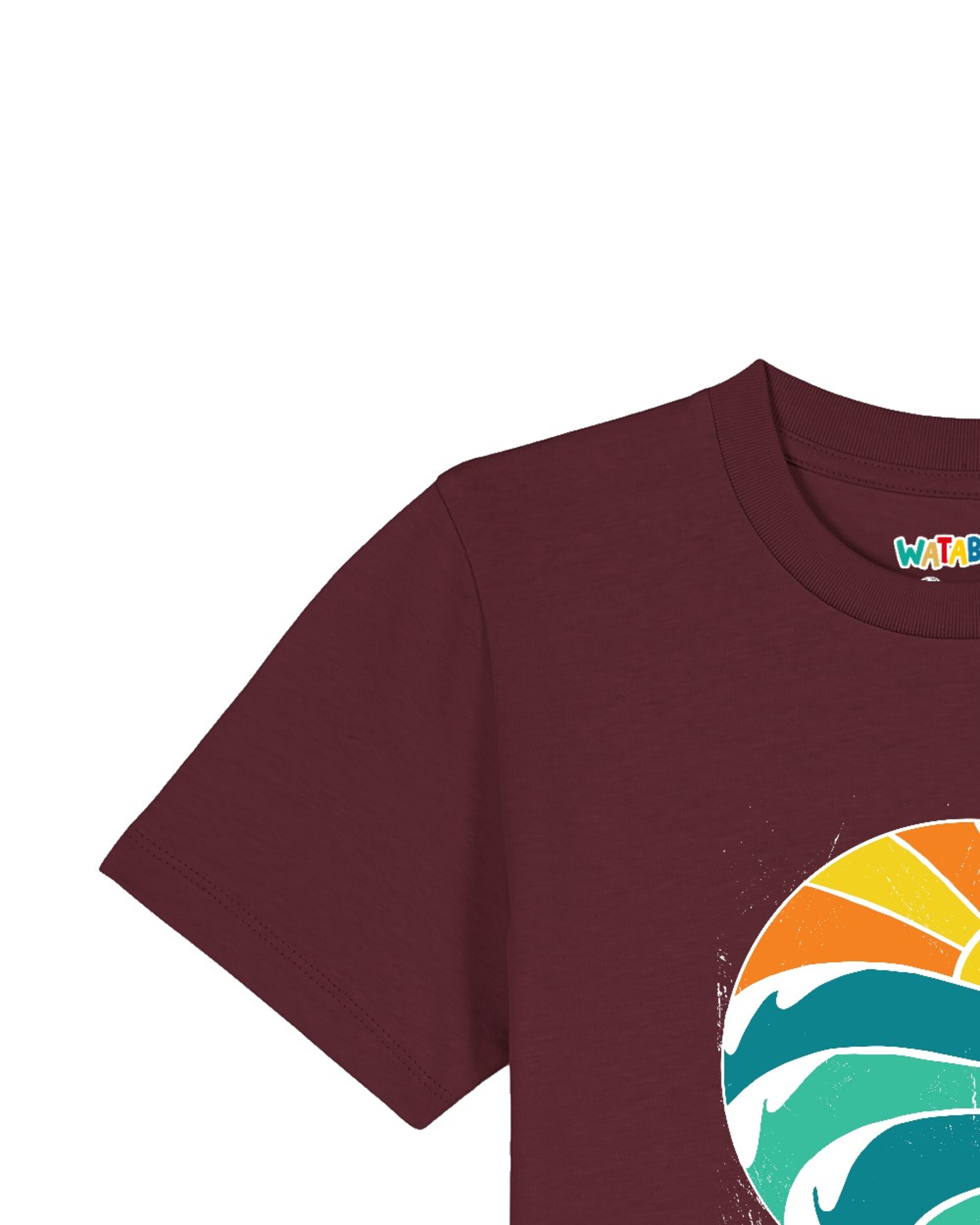 Maglietta 'Summer Sun' di watabout.kids in rosso