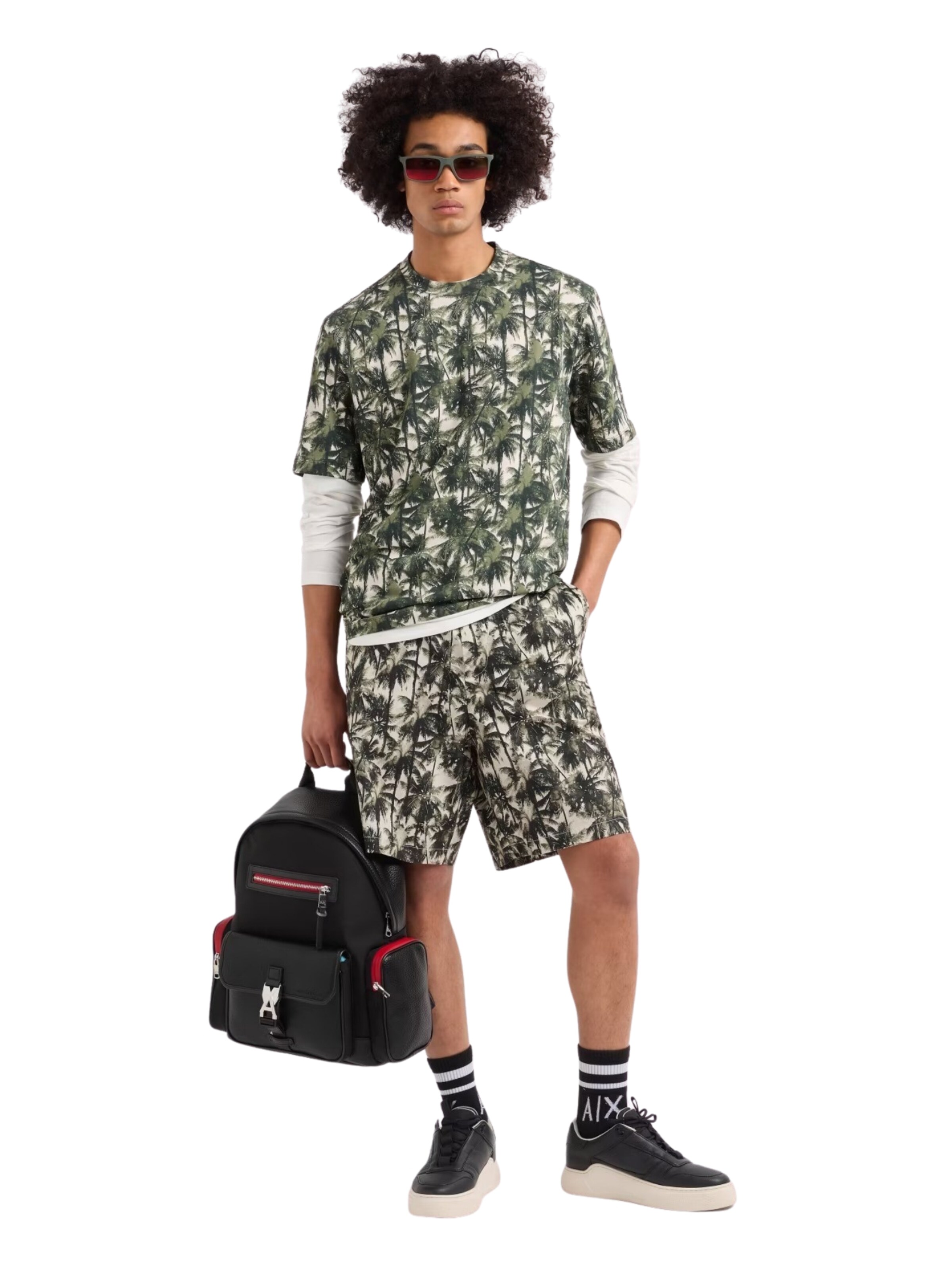 Regular Pantalon ARMANI EXCHANGE en vert