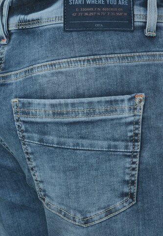 CECIL Regular Jeans in Blau