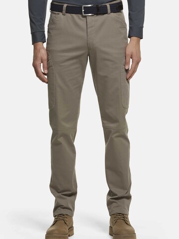 MEYER Slim fit Pants in Brown: front