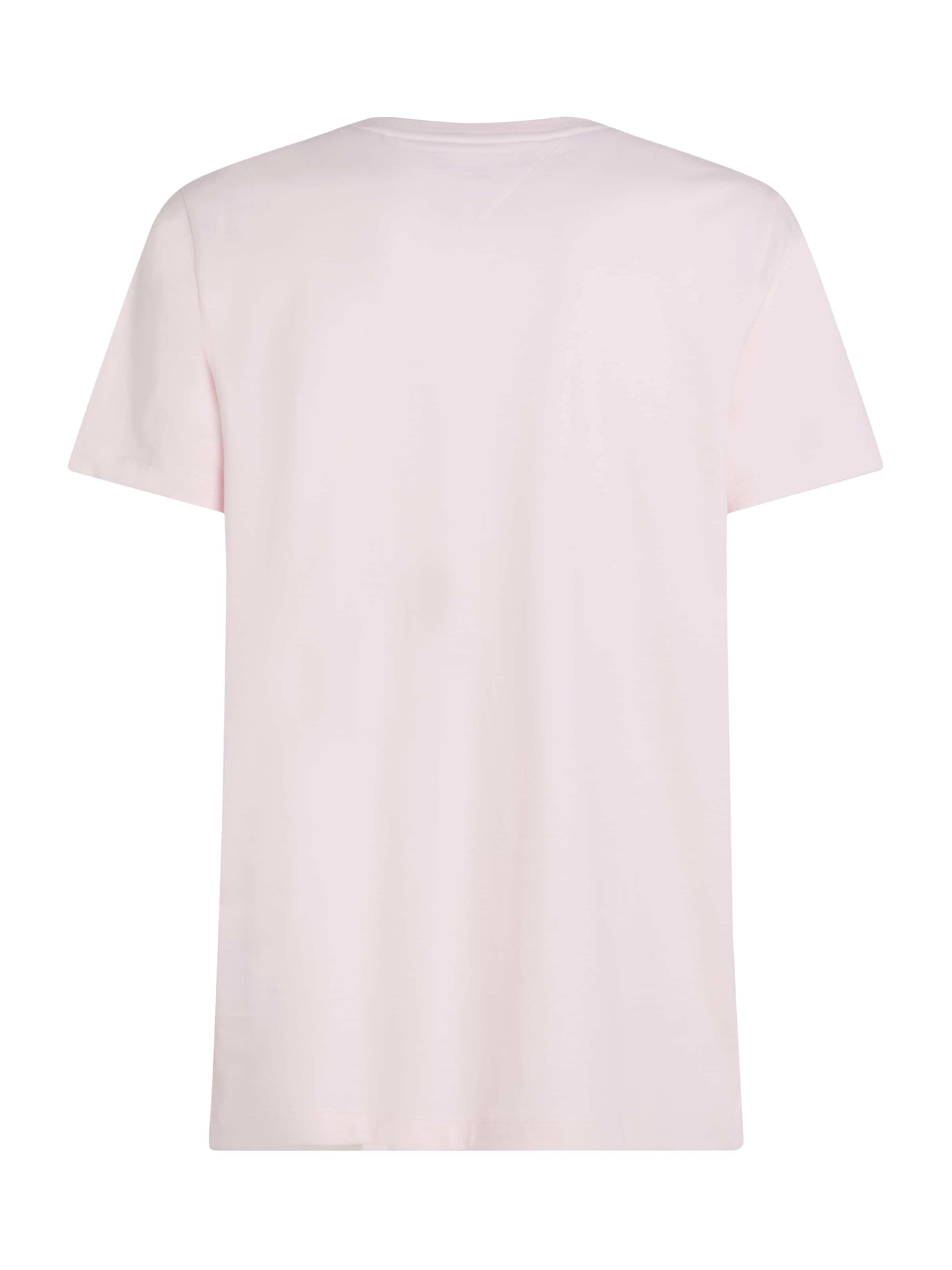 TOMMY HILFIGER Tričko 'ESSENTIAL' - Ružová