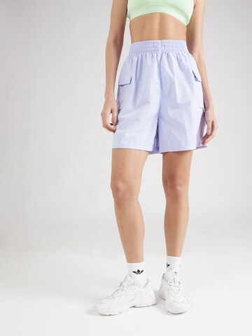 ADIDAS ORIGINALS Loosefit Shorts '3S' in Lila: predná strana