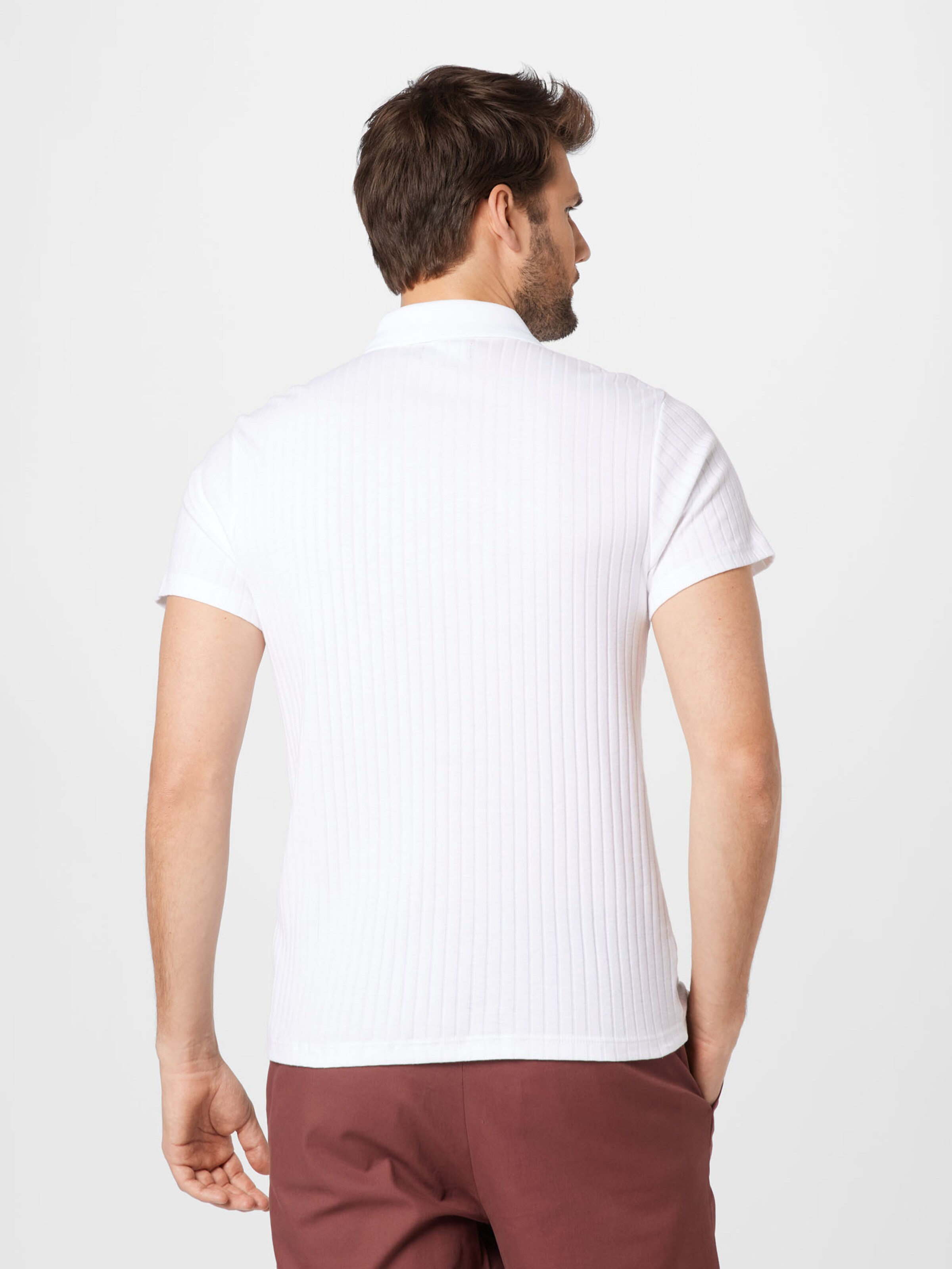 Männer Shirts BURTON MENSWEAR LONDON Shirt in Weiß - FY66319 Männer Shirts BURTON MENSWEAR LONDON Shirt in Weiß - FY66319