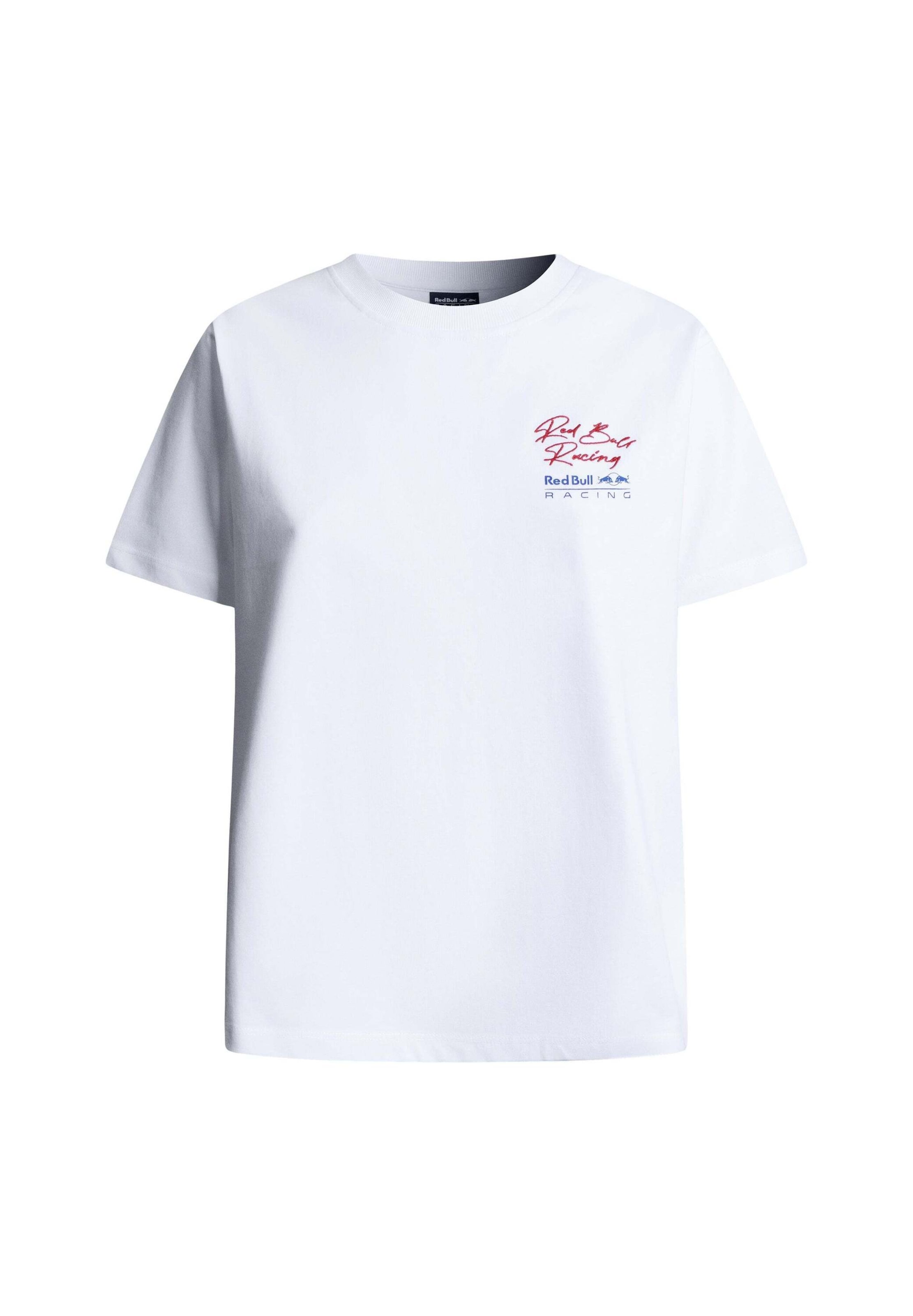 Red Bull Racing x Pepe Jeans Shirt 'Driving' in Wit: voorkant