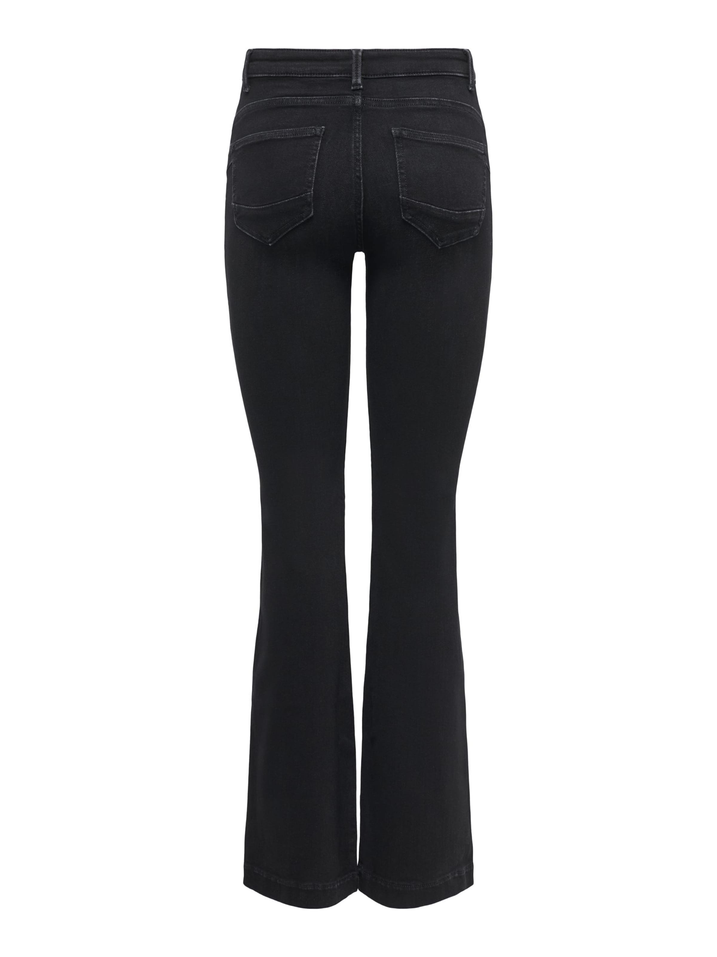 ONLY Flared Jeans 'ONLPower' in Zwart