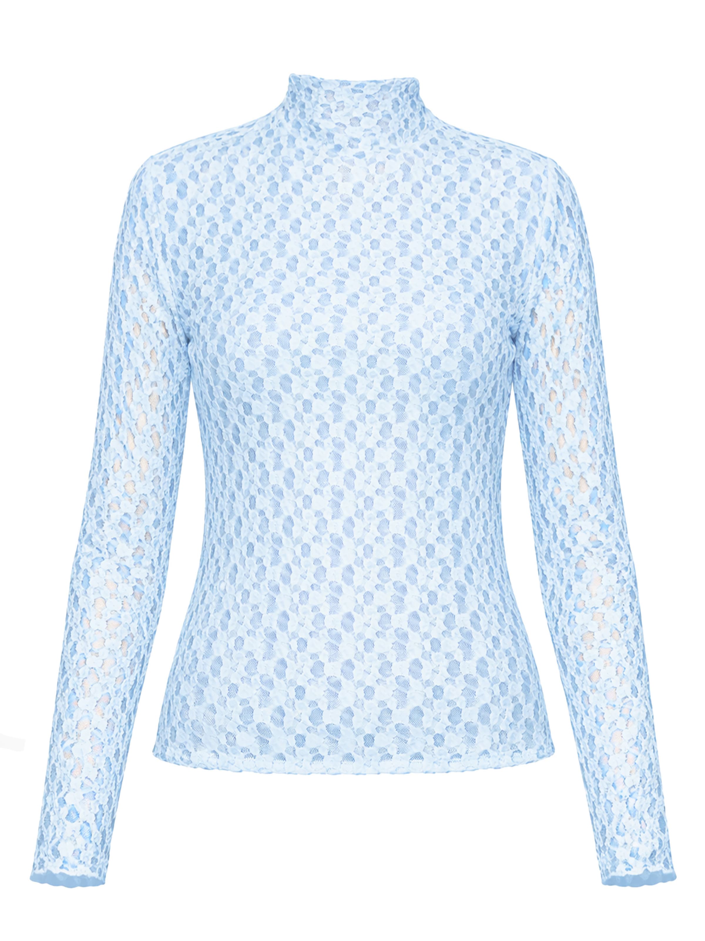 SASSYCLASSY Shirt in Blue: front