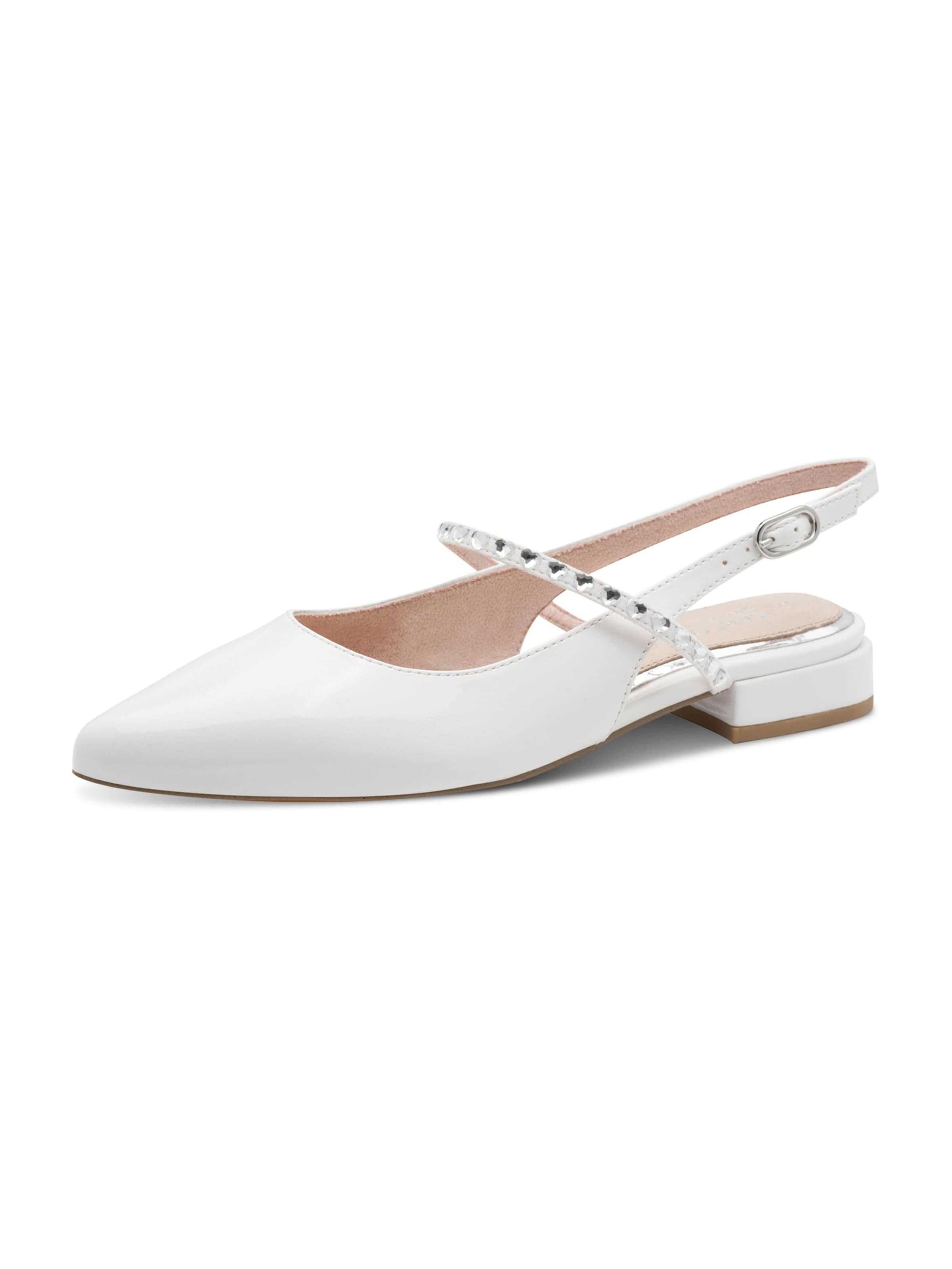 MARCO TOZZI by GUIDO MARIA KRETSCHMER Strap ballerina in Beige: front