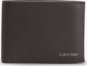 Calvin Klein Wallet in Brown: front