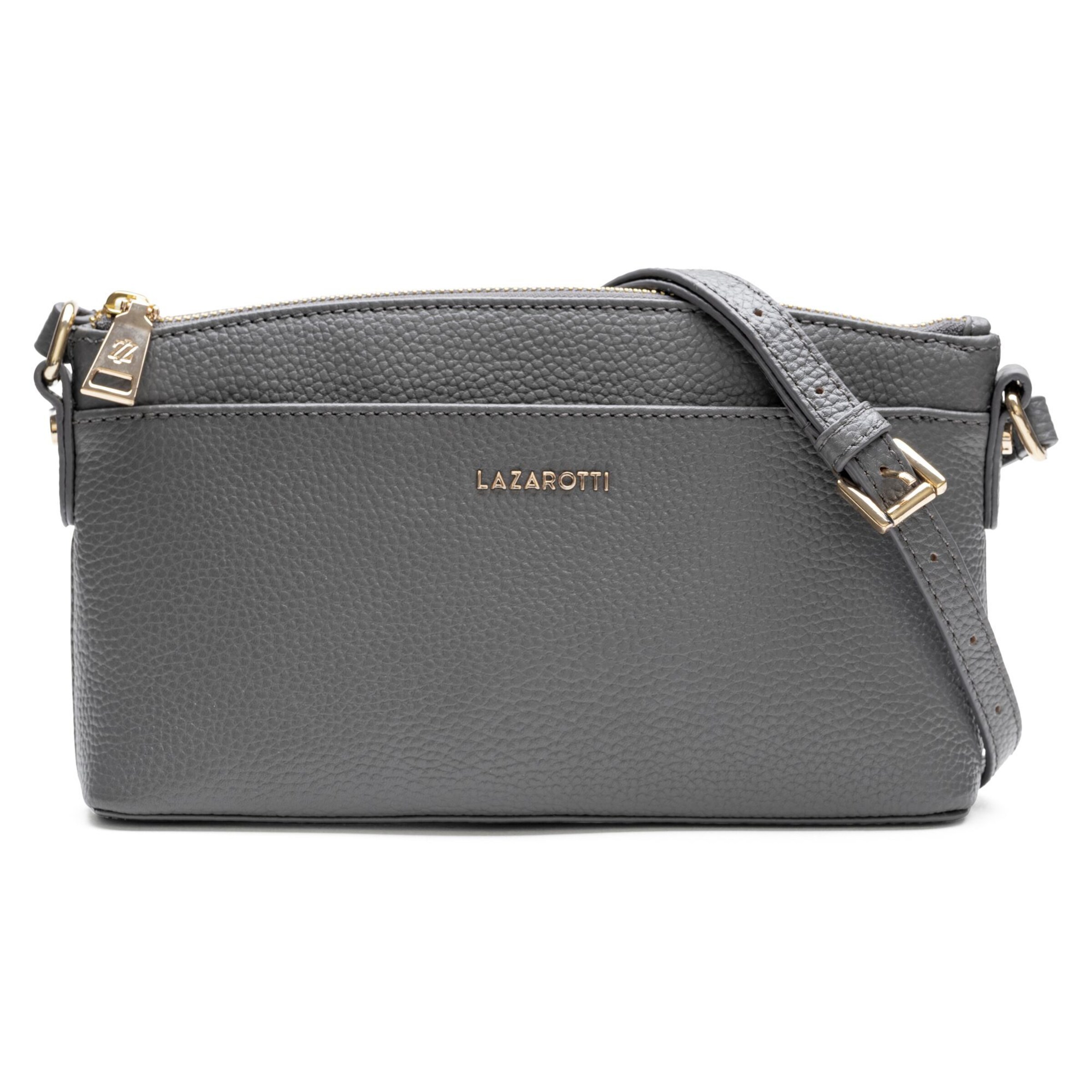 Lazarotti Schoudertas 'Bologna' in Grijs: voorkant