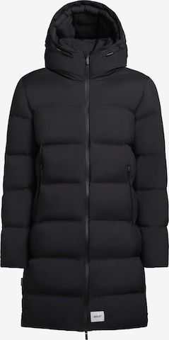 Cappotto invernale 'Caius' di khujo in nero: frontale