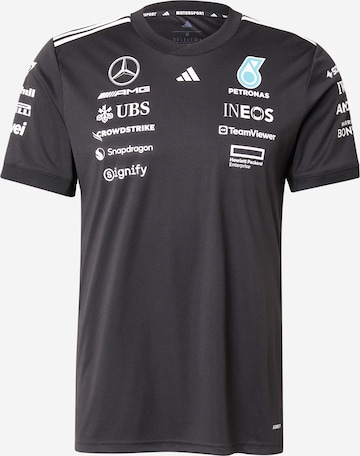 ADIDAS PERFORMANCETehnička sportska majica 'Mercedes - AMG Petronas Formula One Team' - crna boja: prednji dio
