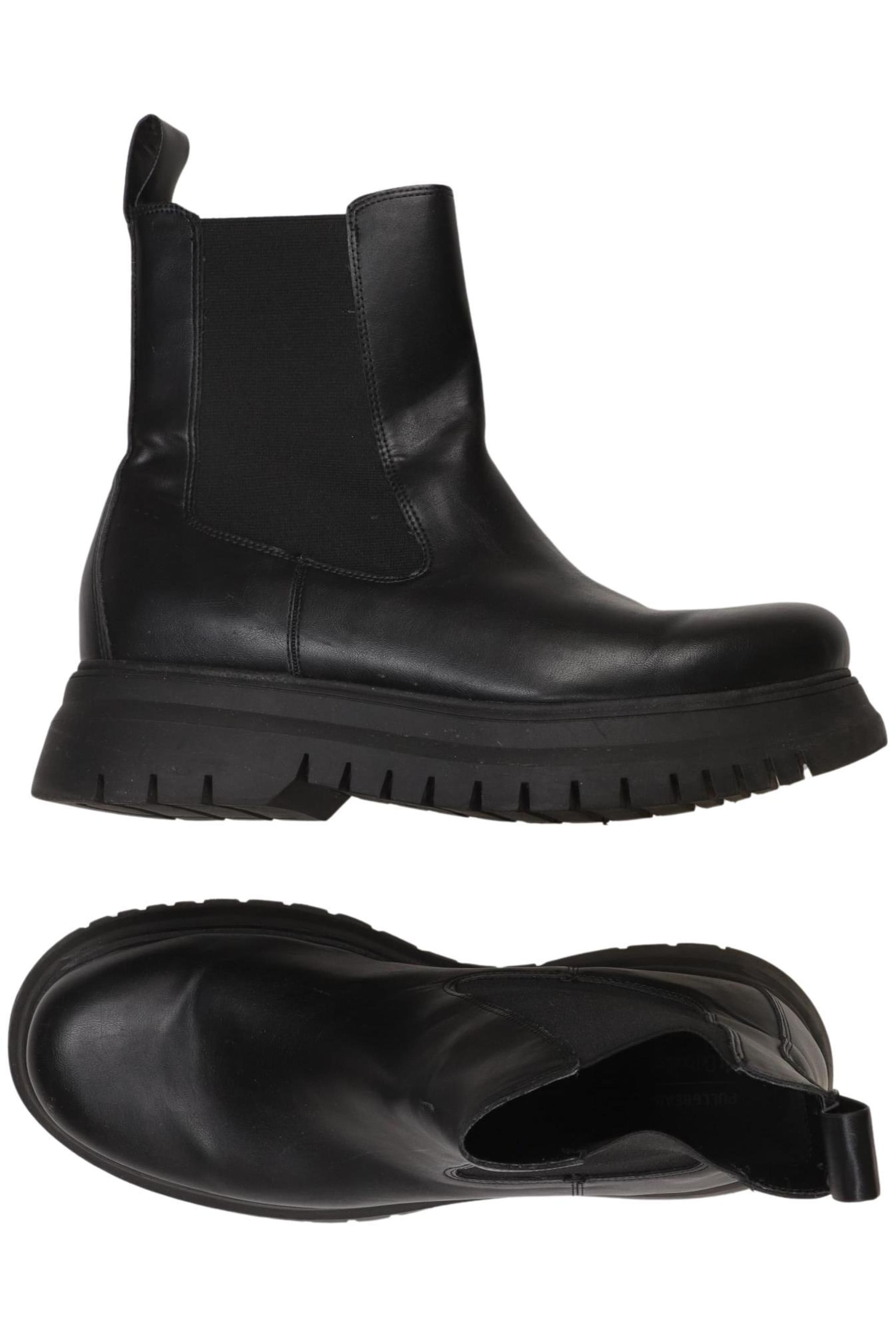 Pull&Bear Anke & Mid-Calf Boots in 45 in Black: front
