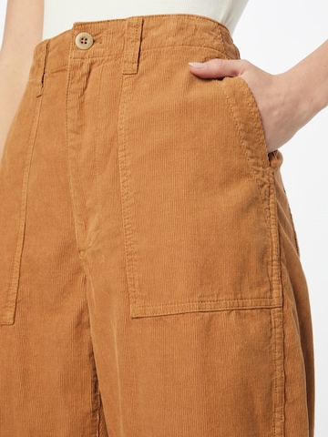 Madewell Normální Kalhoty – hnědá