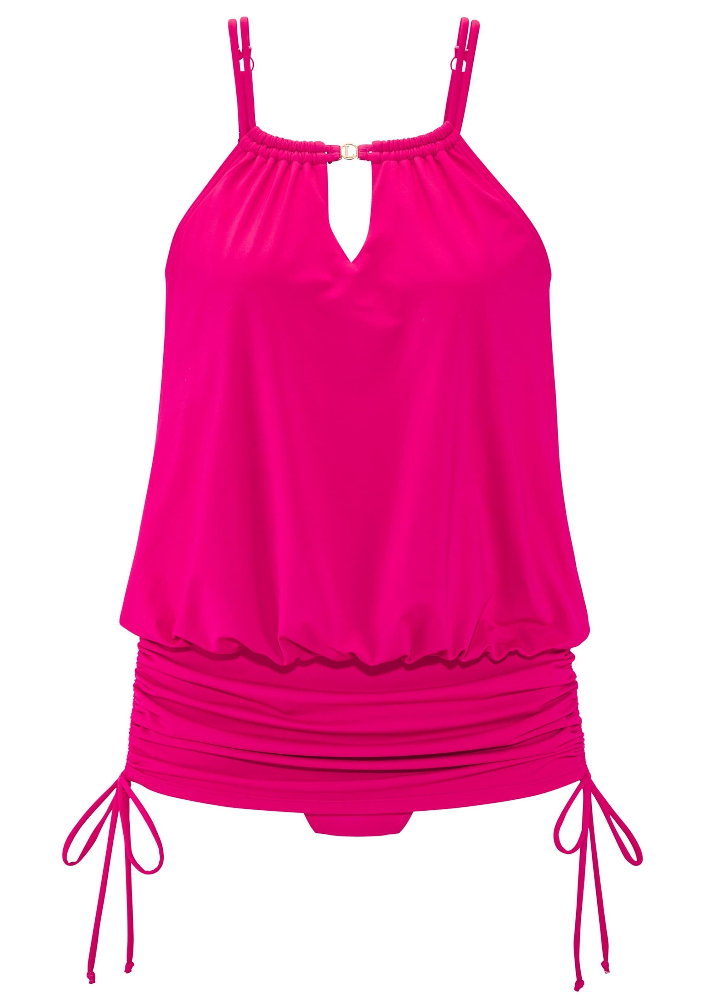 LASCANA Σουτιέν για T-Shirt Μαγιό-φόρεμα σε ροζ: μπροστά