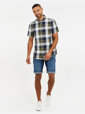 Threadbare - Regular Fit Camisa 'Marcello' em azul