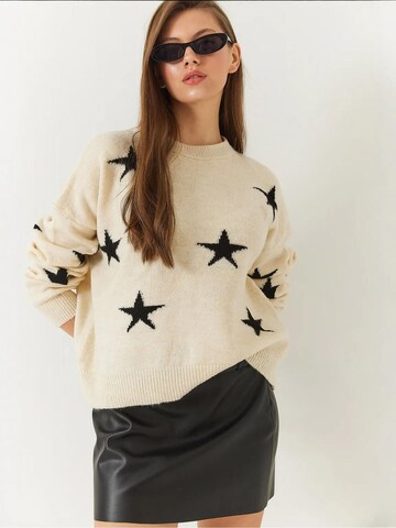 Pullover di Bianco Lucci in beige