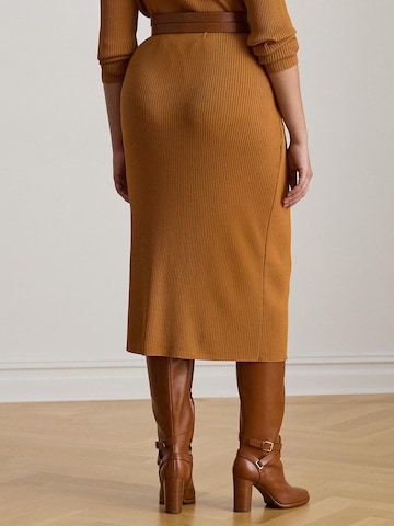 Lauren Ralph Lauren Plus Юбка 'GRENYAY' в Коричневый