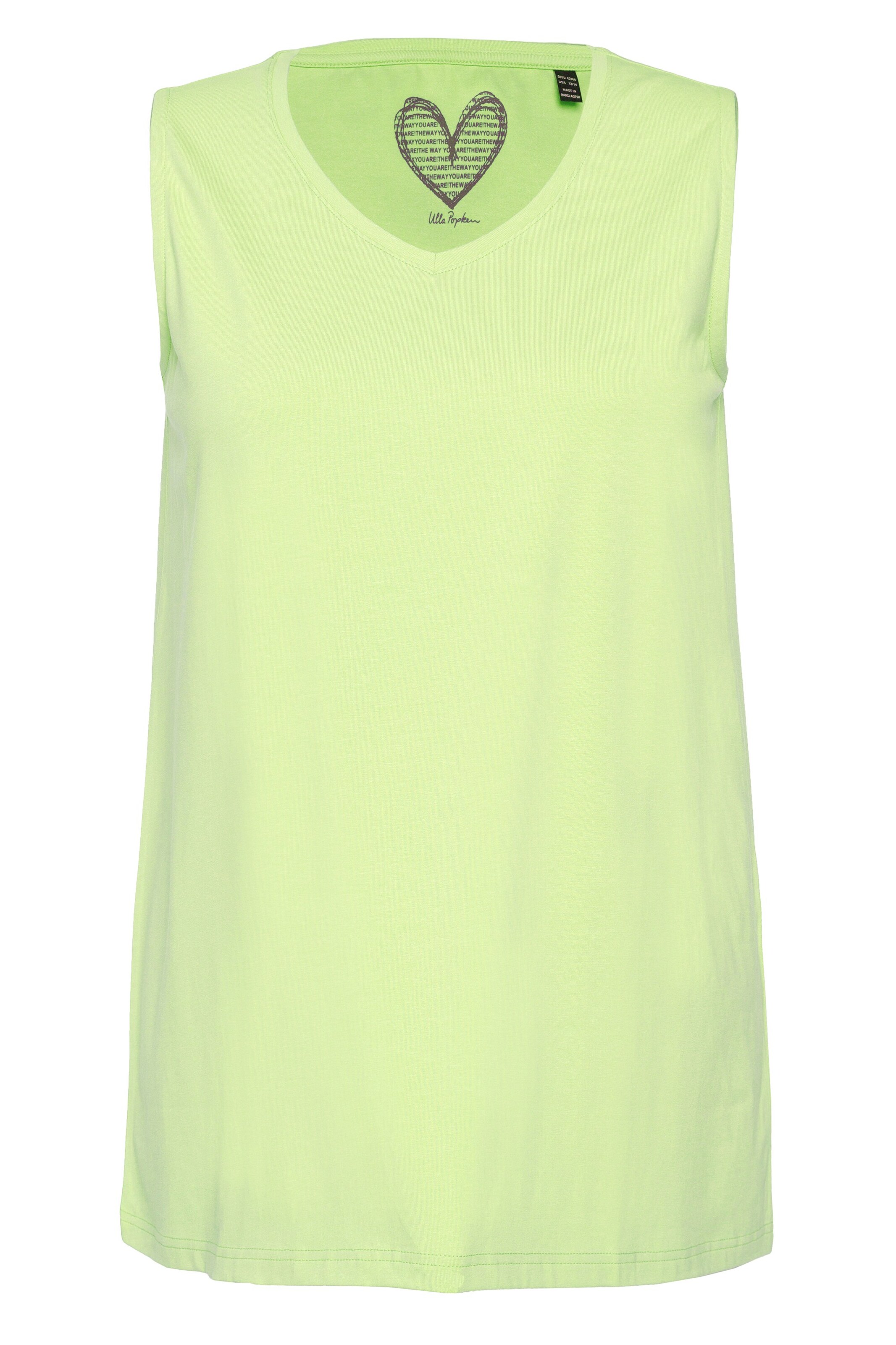 Ulla Popken Shirt in Grün: Vorderseite