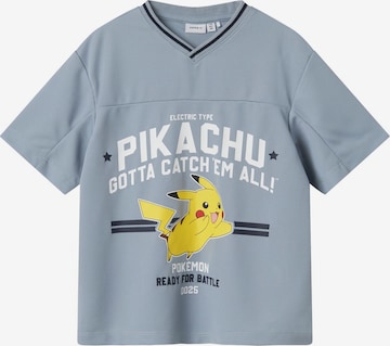 NAME IT Shirt 'Pokémon' in Blauw: voorkant