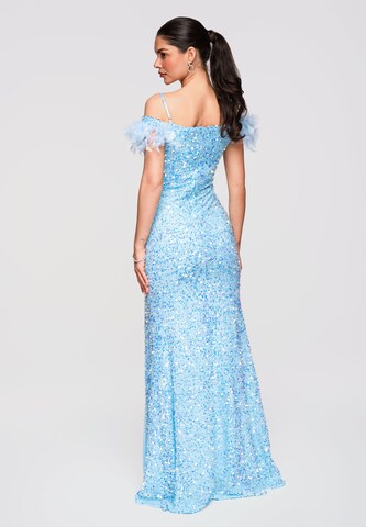 Ombre Avondjurk in Blauw