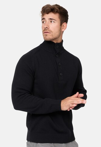 INDICODE JEANS Pullover in Schwarz