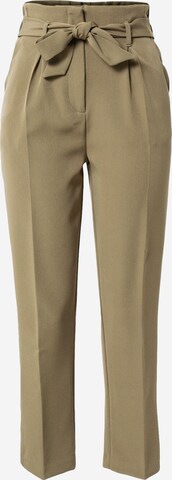 NEW LOOK Pleat-Front Pants 'MILLY' in Green: front